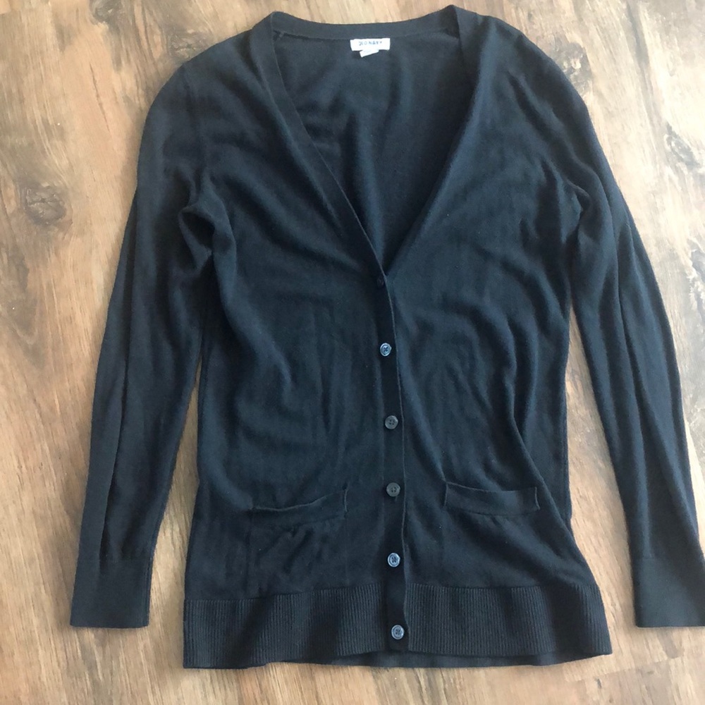 Long Black Cardigan